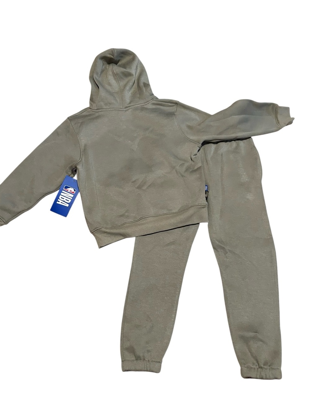 New NBA 2 Piece Hoop Around Fleece Set Sweatpants Hoodie Size 7 - Picture 4 of 4